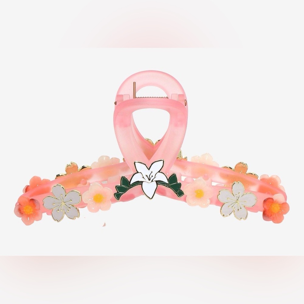 NWT Bioworld Disney Mulan floral hair claw clip